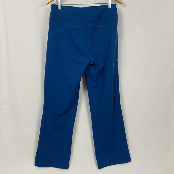 Duluth Trading Classic Noga Pants Womens Medium x29 Blue Zip Pocket Straight Leg - Picture 2 of 12